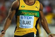 Velocità - Metri 100 M. - Yohan Blake festeggia la vittoria della medaglia d'oro 100 mt. uomini